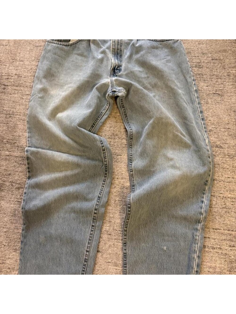 Levi's Silvertab Baggy Silver Tab Blue Jeans Purple Tag with Pleats 34x32